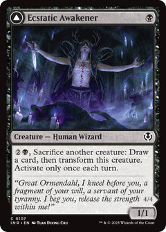 Ecstatic Awakener // Awoken Demon [Innistrad Remastered]-1