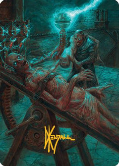Rooftop Storm Art Card (Gold-Stamped Signature) [Innistrad Remastered Art Series]-1
