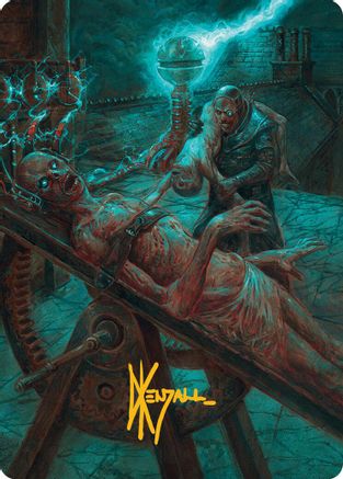 Rooftop Storm Art Card (Gold-Stamped Signature) [Innistrad Remastered Art Series]-1