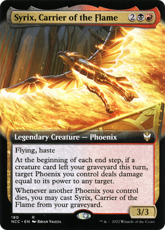 Syrix, Carrier of the Flame (Extended Art) [Streets of New Capenna Commander]-1