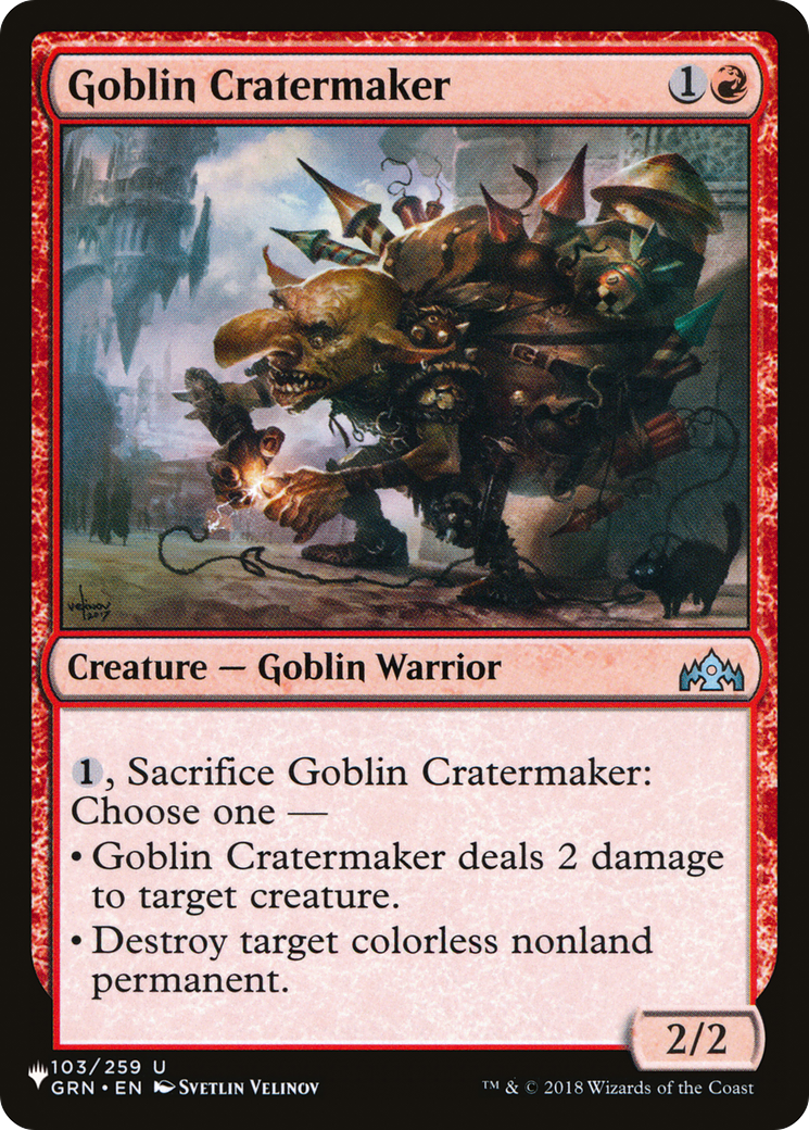 Goblin Cratermaker [The List]-1
