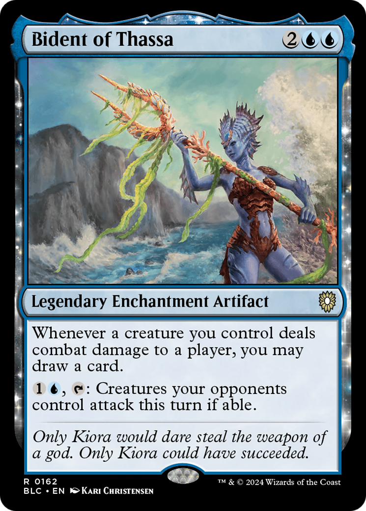 Bident of Thassa [Bloomburrow Commander]-1