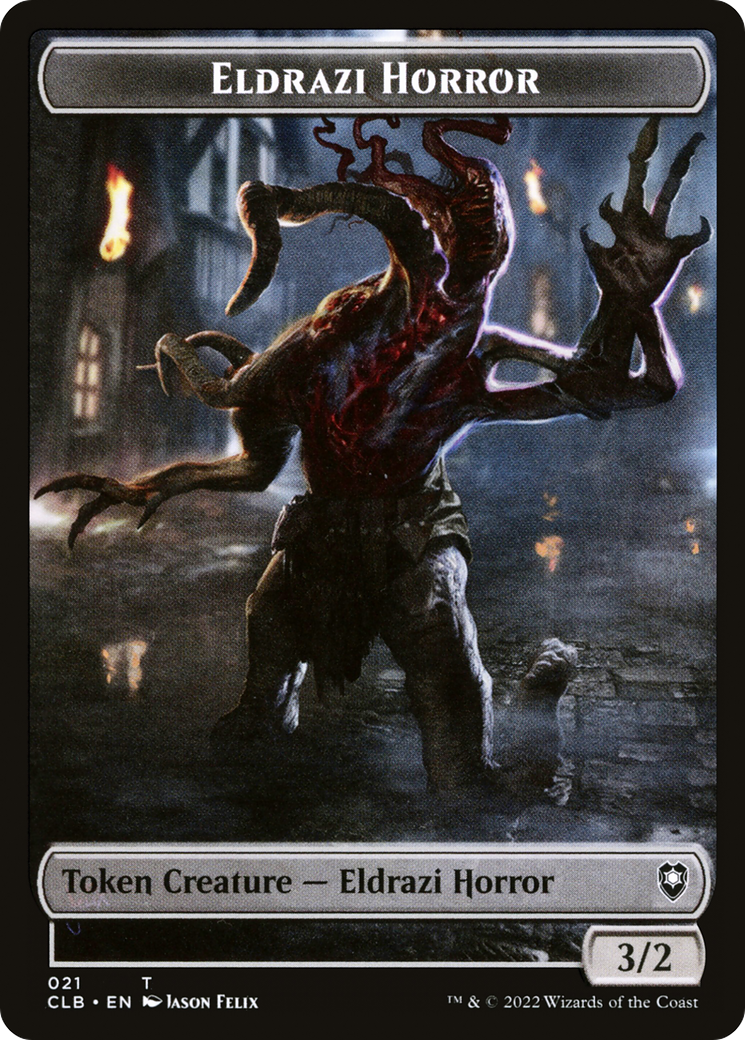 Eldrazi Horror (TCLB-021) - Battle for Baldur's Gate Tokens-1