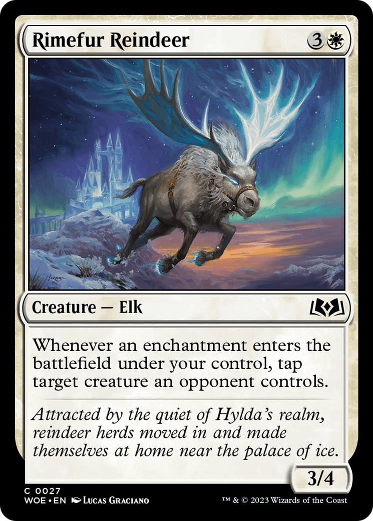 Rimefur Reindeer [Wilds of Eldraine]-1