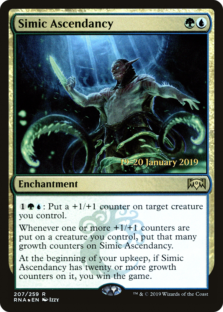 Simic Ascendancy [Ravnica Allegiance Prerelease Promos]-1
