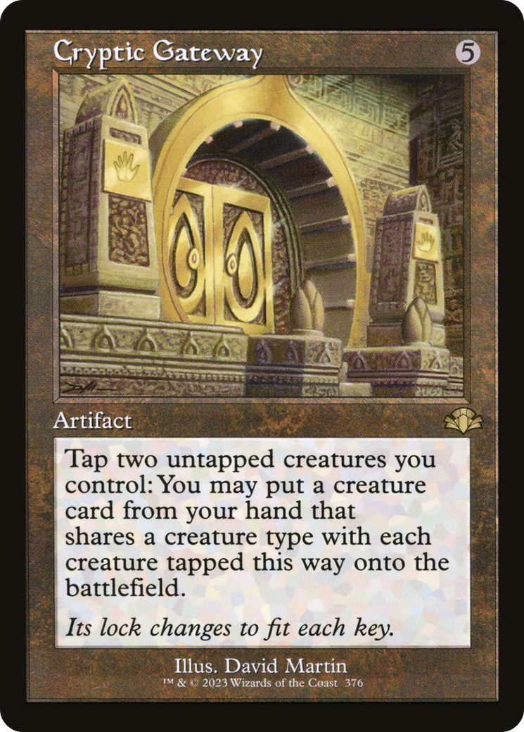 Cryptic Gateway (Retro) [Dominaria Remastered]-1