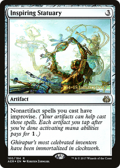 Inspiring Statuary [Aether Revolt Prerelease Promos]-1