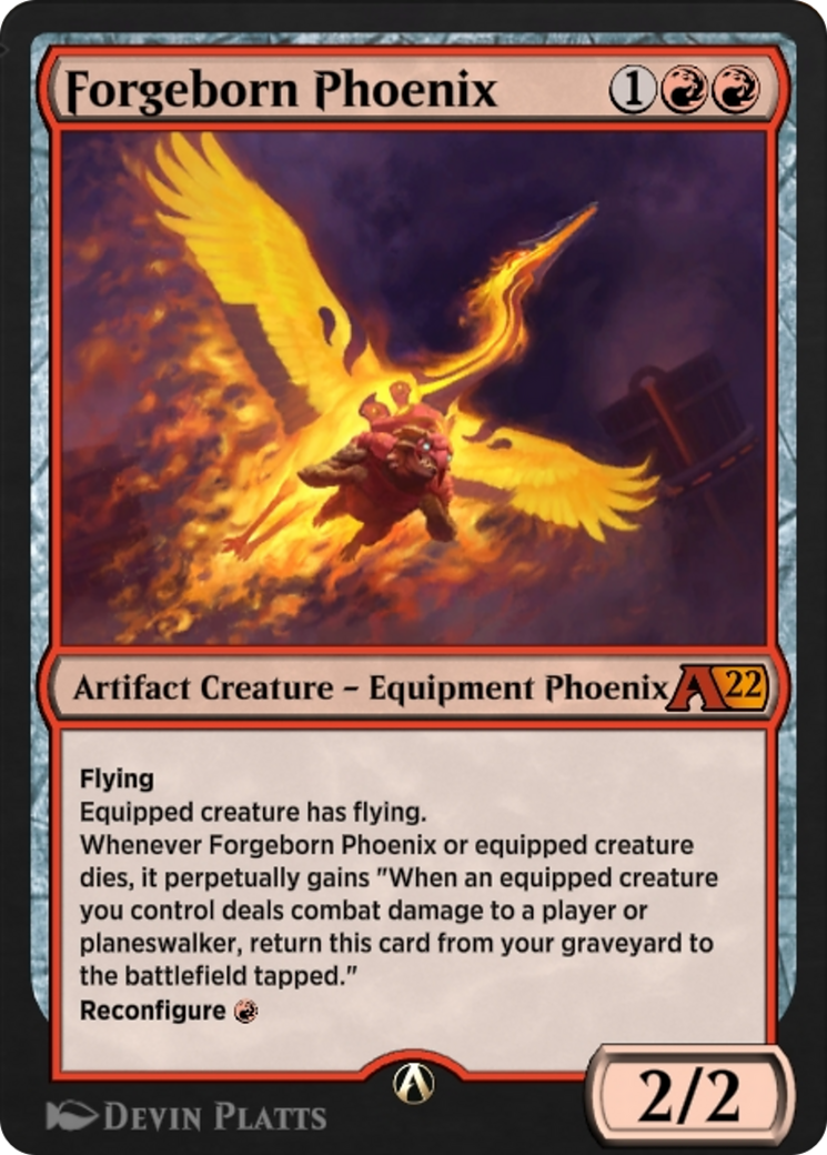 Forgeborn Phoenix (YNEO-023) - Alchemy: Kamigawa-1