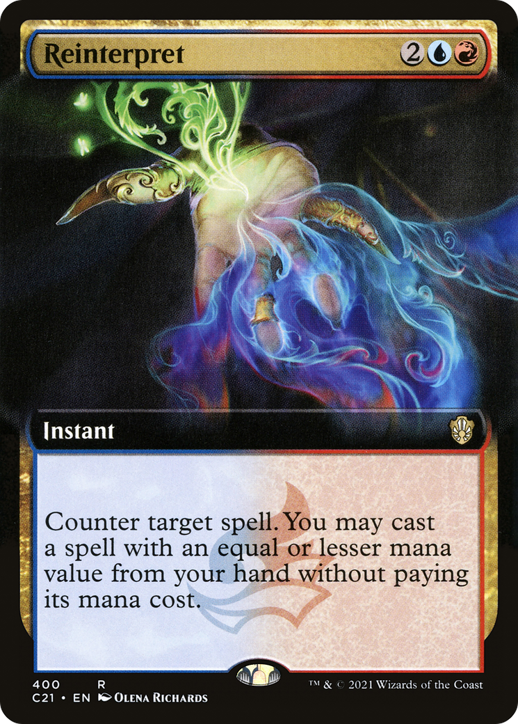 Reinterpret (Extended Art) [Commander 2021]-1
