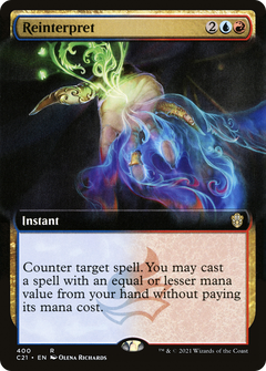 Reinterpret (Extended Art) [Commander 2021]-1