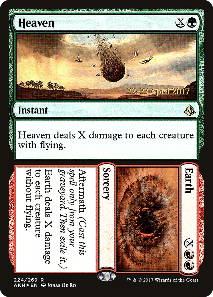 Heaven // Earth [Amonkhet Prerelease Promos]-1