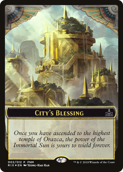 City's Blessing // Elemental Double-Sided Token [Friday Night Magic 2018]-3