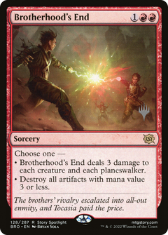 Brotherhood's End (Promo Pack) [The Brothers' War Promos]-1