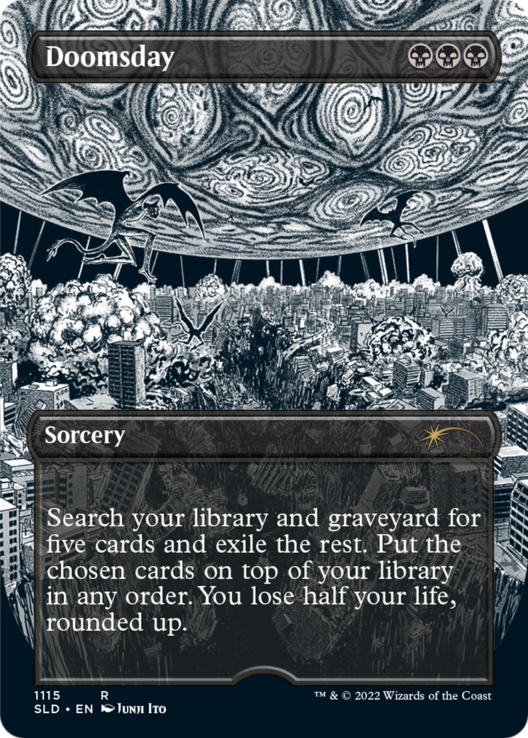 Doomsday (Borderless) (SLD-1115) - Secret Lair Drop (Borderless) Etched Foil-1