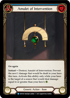 Amulet of Intervention [EVR180] (Everfest)  1st Edition Normal-2
