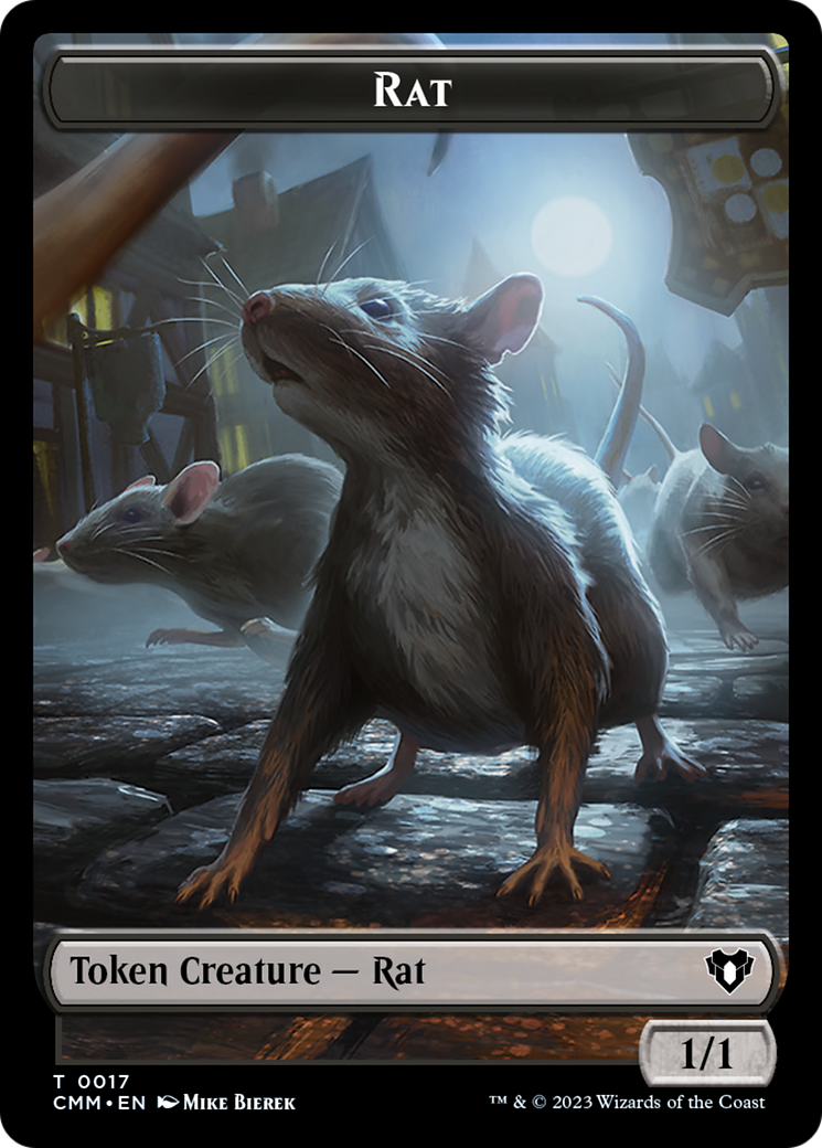 Rat Token [Commander Masters Tokens]-1