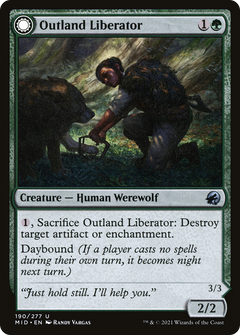 Outland Liberator // Frenzied Trapbreaker [Innistrad: Midnight Hunt]-3