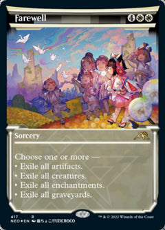 Farewell (Showcase) (Foil Etched) [Kamigawa: Neon Dynasty]-1