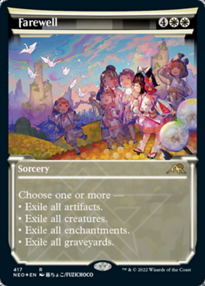 Farewell (Showcase) (Foil Etched) [Kamigawa: Neon Dynasty]-1