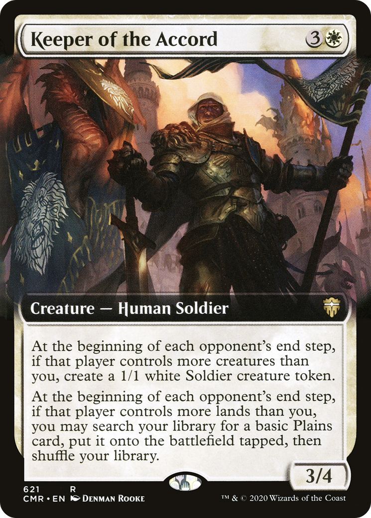 Keeper of the Accord (Extended Art) [Commander Legends]-1