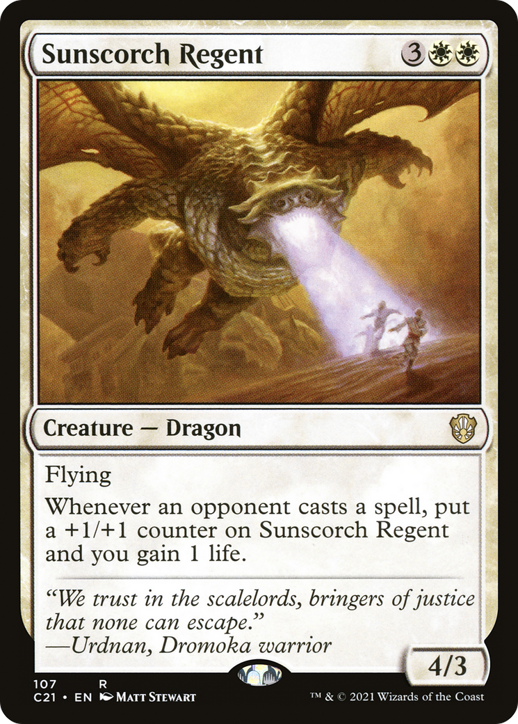 Sunscorch Regent [Commander 2021]-1