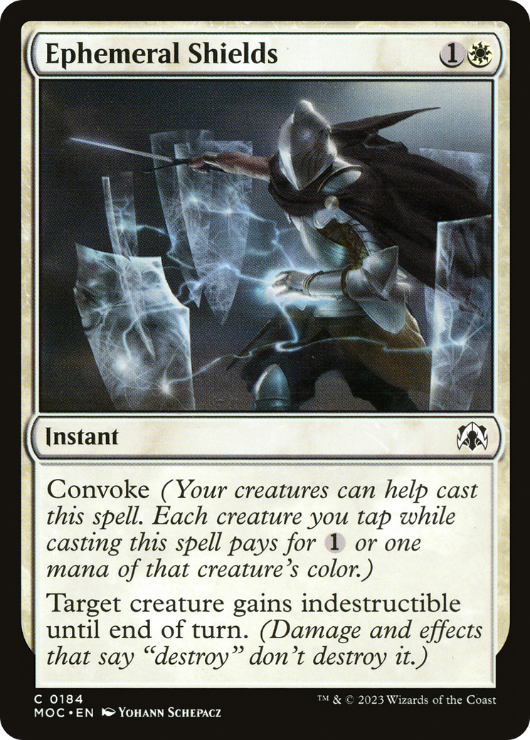 Ephemeral Shields [March of the Machine Commander]-1