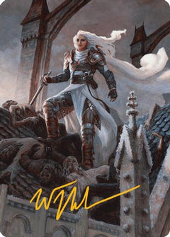 Thalia, Heretic Cathar Art Card (Gold-Stamped Signature) [Innistrad Remastered Art Series]-1