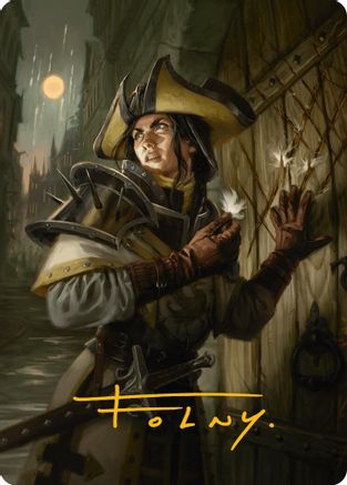 Thraben Inspector Art Card (Gold-Stamped Signature) [Innistrad Remastered Art Series]-1