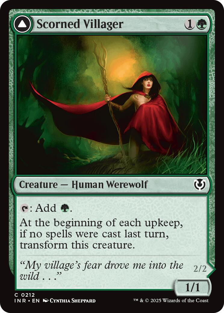 Scorned Villager // Scrounged Scythe [Innistrad Remastered]-1