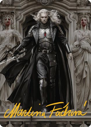 Sorin, Imperious Bloodlord Art Card (Gold-Stamped Signature) [Innistrad Remastered Art Series]-1
