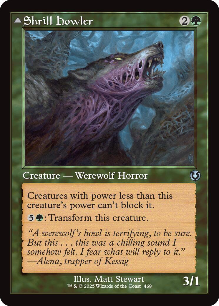 Shrill Howler // Howling Chorus (Retro Frame) [Innistrad Remastered]-1