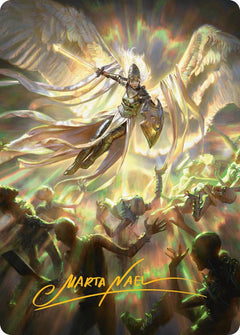 Vanquish the Horde Art Card (Gold-Stamped Signature) [Innistrad Remastered Art Series]-1