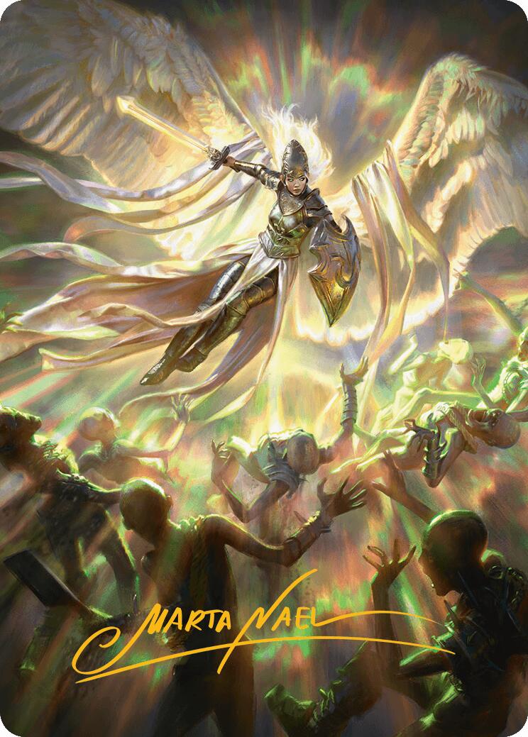Vanquish the Horde Art Card (Gold-Stamped Signature) [Innistrad Remastered Art Series]-1