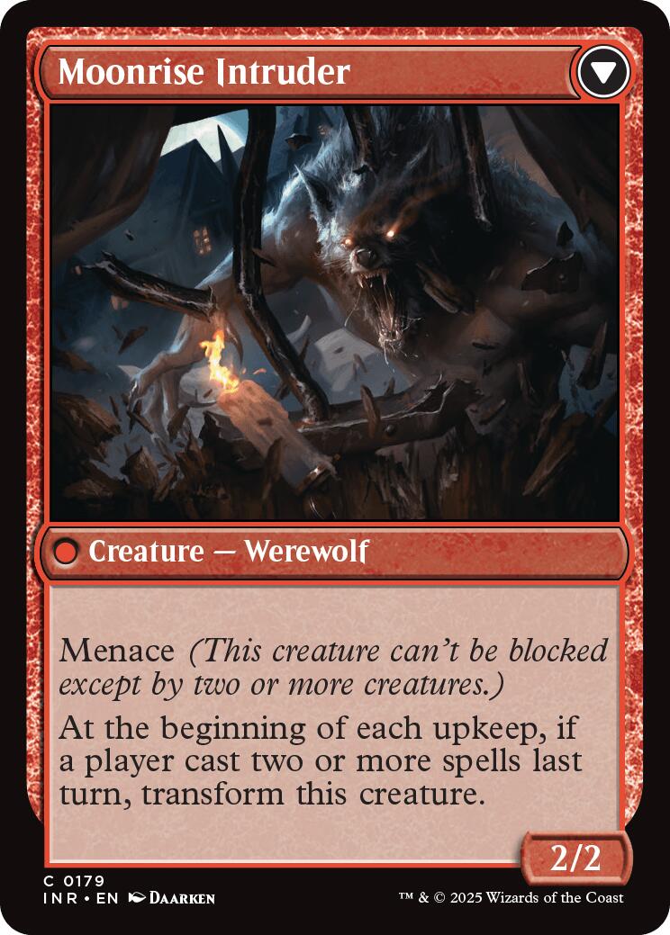 Village Messenger // Moonrise Intruder [Innistrad Remastered]-2