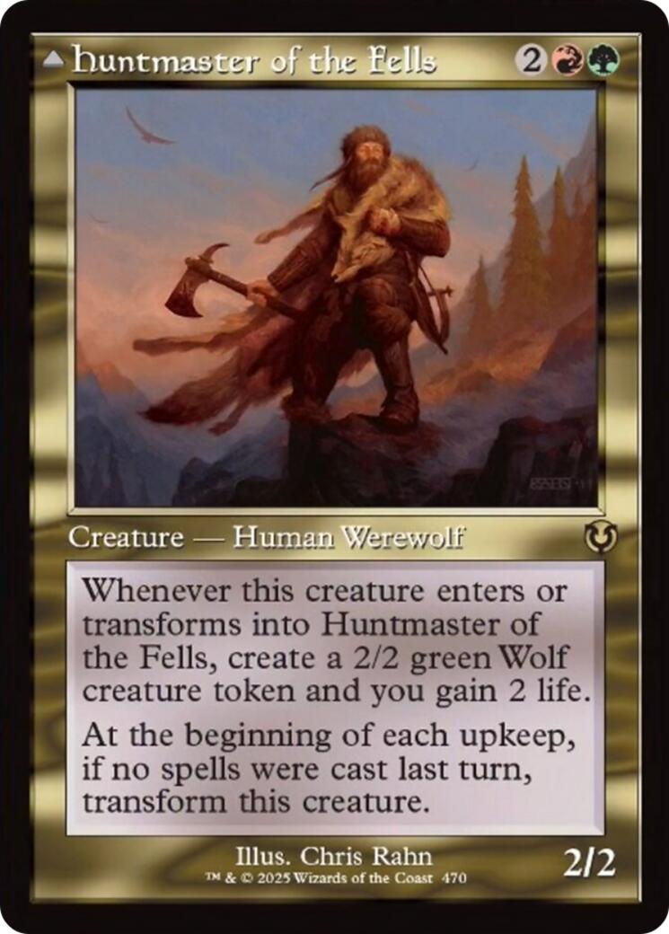 Huntmaster of the Fells // Ravager of the Fells (Retro Frame) [Innistrad Remastered]-1