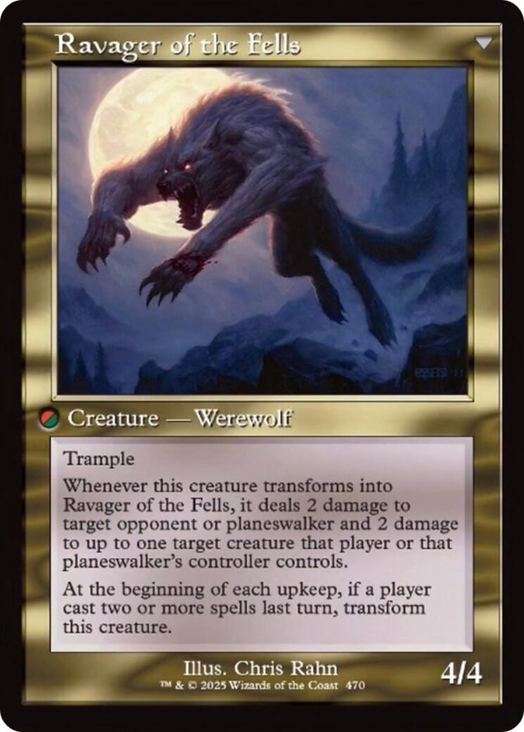 Huntmaster of the Fells // Ravager of the Fells (Retro Frame) [Innistrad Remastered]-2