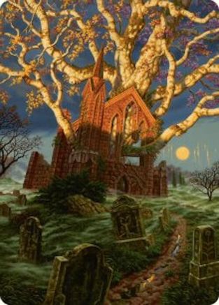 Abundant Growth Art Card [Innistrad Remastered Art Series]-1