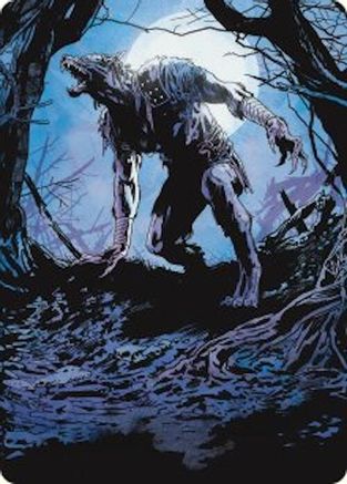 Krallenhorde Howler Art Card [Innistrad Remastered Art Series]-1
