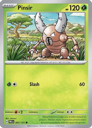 Pinsir (003/131) [Scarlet & Violet: Prismatic Evolutions]-1