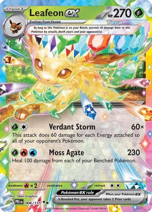 Leafeon ex (006/131) [Scarlet & Violet: Prismatic Evolutions]-1