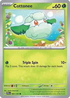Cottonee (007/131) [Scarlet & Violet: Prismatic Evolutions]-1