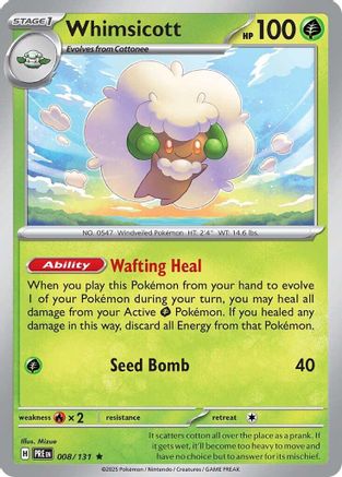 Whimsicott (008/131) [Scarlet & Violet: Prismatic Evolutions]-1