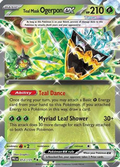 Teal Mask Ogerpon ex (012/131) [Scarlet & Violet: Prismatic Evolutions]-1