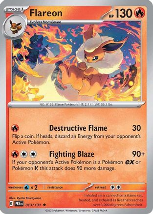 Flareon (013/131) [Scarlet & Violet: Prismatic Evolutions]-1