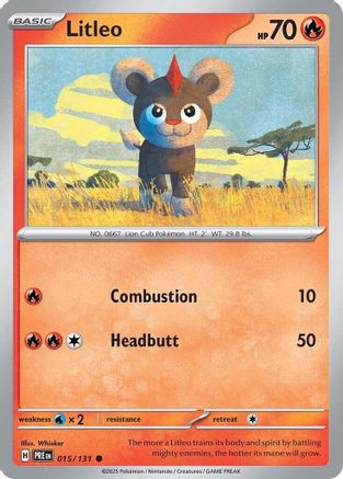 Litleo (015/131) [Scarlet & Violet: Prismatic Evolutions]-1