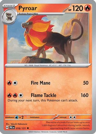 Pyroar (016/131) [Scarlet & Violet: Prismatic Evolutions]-1