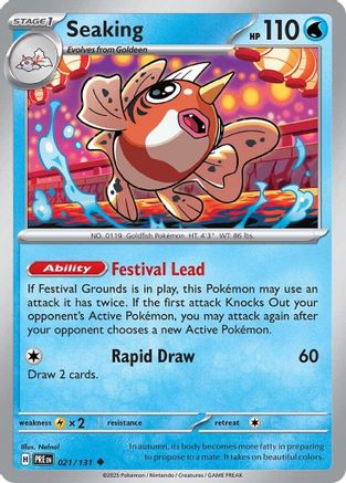 Seaking (021/131) [Scarlet & Violet: Prismatic Evolutions]-1