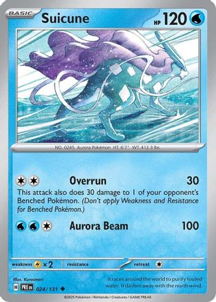 Suicune (024/131) [Scarlet & Violet: Prismatic Evolutions]-1