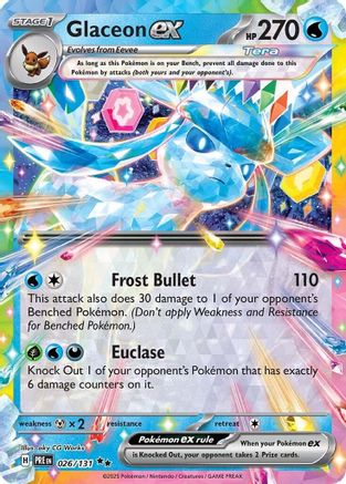 Glaceon ex (026/131) [Scarlet & Violet: Prismatic Evolutions]-1