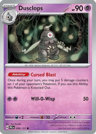 Dusclops (036/131) [Scarlet & Violet: Prismatic Evolutions]-1